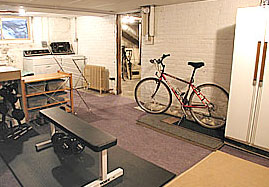 basement after house staging